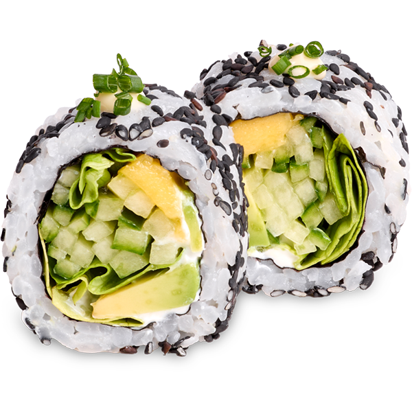 12. Veggie mango roll
