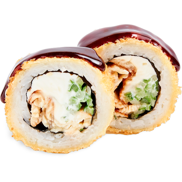 56. Hot unagi tempura